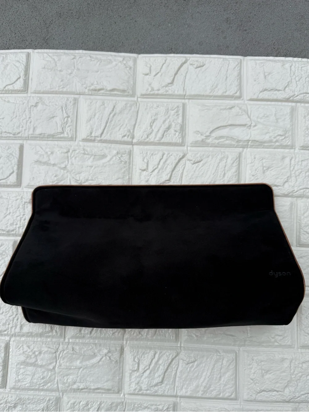 Dyson Black Velvet Travel Pouch with Copper Trim